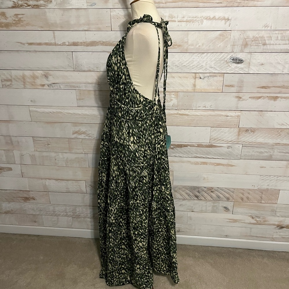 NWT Anthropologie Celandine sleeveless plunge neck midi/maxi dress, 2X. - Picture 6 of 11